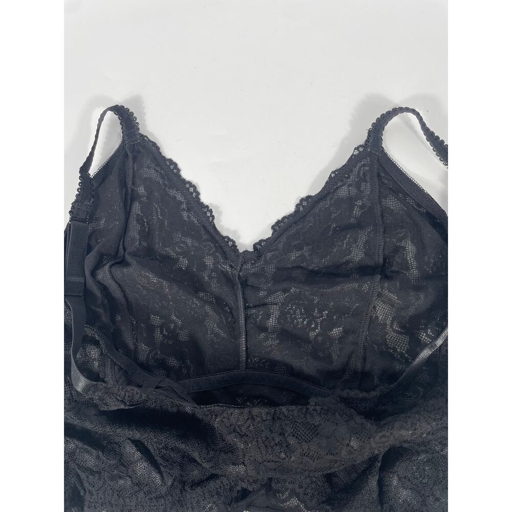 NWT Unlined Sheer Lace Crop Bralette Dark Romantic Whimsigoth Stretch Plus 2X - Picture 7 of 13